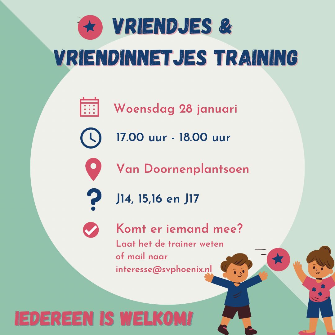Vriendjes & Vriendinnetjes training